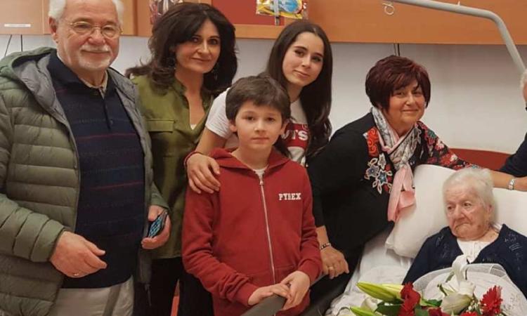 Macerata, Anna Pompei spegne cento candeline