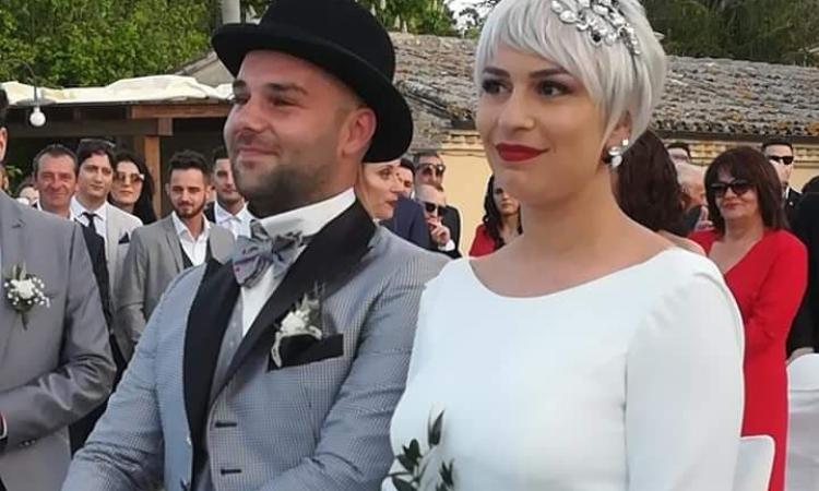 Caldarola in festa per il "sì" di Alessandro e Martina (FOTO)
