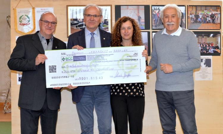 A Colmurano la solidarietà è di casa: donati oltre 3mila euro alla Società Operaia A Colmurano la solidarietà è di casa: donati oltre 3mila euro alla Società Operaia