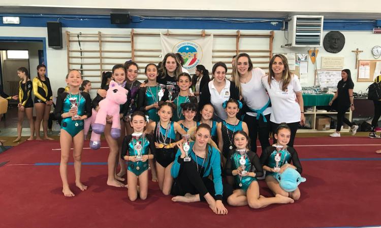 Risultati lusinghieri per le atlete dell'ASD Ginnastica Porto Potenza nei campionati regionali