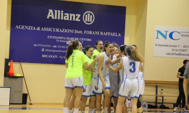 La Feba Civitanova vince in trasferta gara 2 dei quarti di finale play-off in casa della Cestistica Spezzina e vola in semifinale