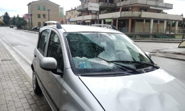 Montecosaro, uomo investito in via Roma: trasportato a Torrette. È grave