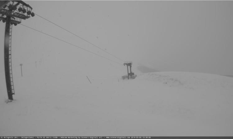 Neve a maggio a Bolognola, Frontignano e Sassotetto (FOTO)