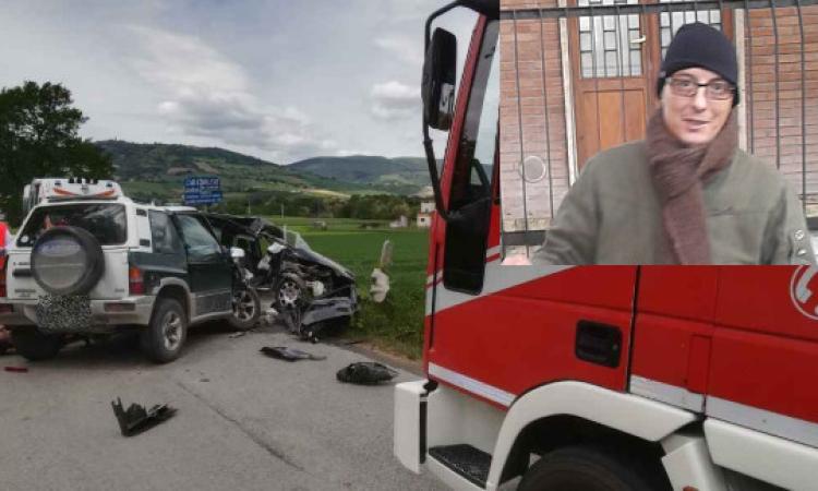 Il 46enne settempedano Samuele Malasisi è la vittima dell'incidente a Rocchetta Il 46enne settempedano Samuele Malasisi è la vittima dell'incidente a Rocchetta