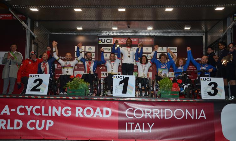 Corridonia, record di pubblico per la Coppa del Mondo di ciclismo paralimpico