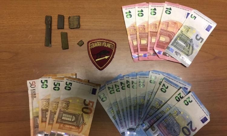 Macerata, controlli nella notte: bloccato spacciatore del Gambia con 17 grammi di hashish