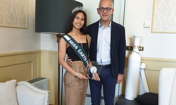 Civitanova, Aimee Razaele Montales conquista la fascia di Miss Earth Philippines Europe