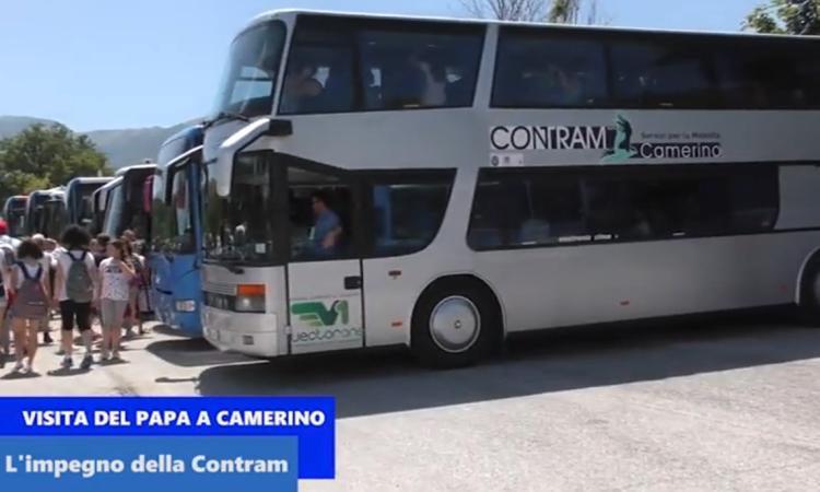 Visita del Papa a Camerino: l'impegno di Contram (VIDEO) Visita del Papa a Camerino: l'impegno di Contram (VIDEO)