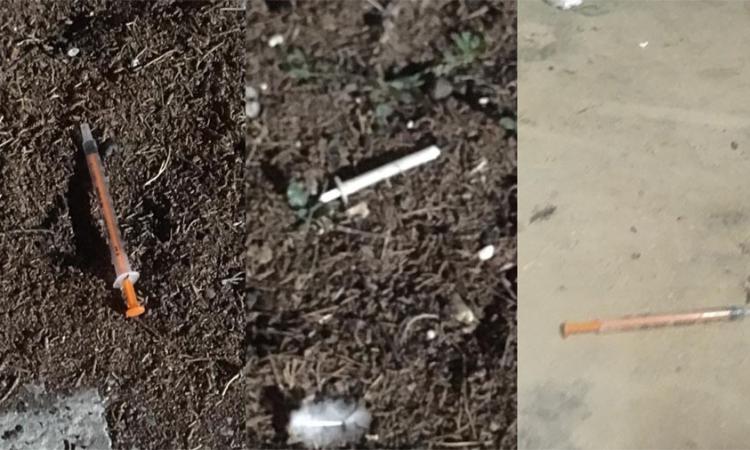 Civitanova, numerose segnalazioni di siringhe e cittadini spazzini nella "zona del buco" Civitanova, numerose segnalazioni di siringhe e cittadini spazzini nella "zona del buco"