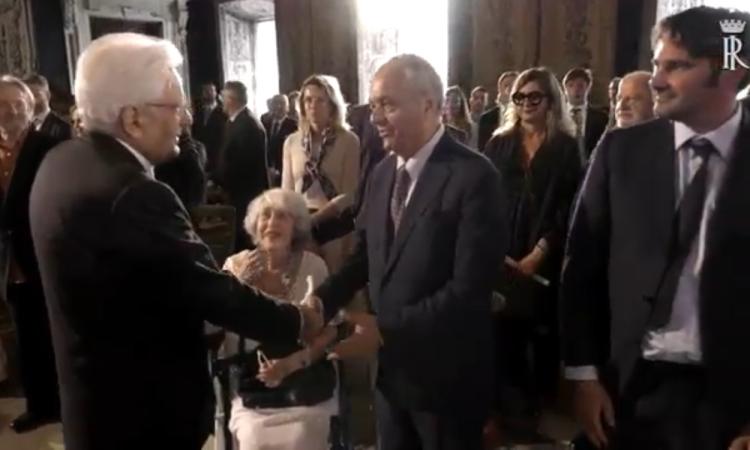 Il rettore Adornato all’inaugurazione di “Quirinale contemporaneo”