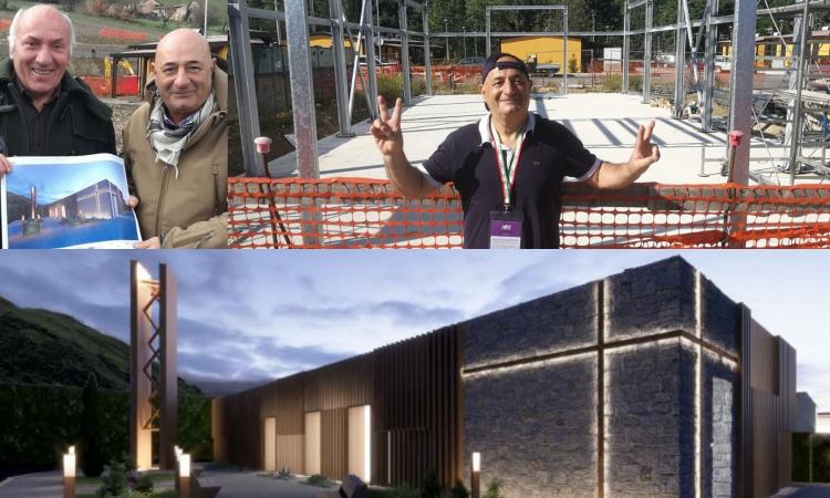 A Muccia rinasce la speranza grazie alla nuova chiesa donata dal CNS di Bologna A Muccia rinasce la speranza grazie alla nuova chiesa donata dal CNS di Bologna
