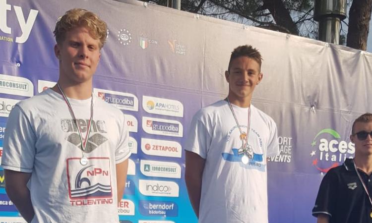 Nuoto, due splendidi argenti per Tolentino ai Campionati Regionali di Pesaro