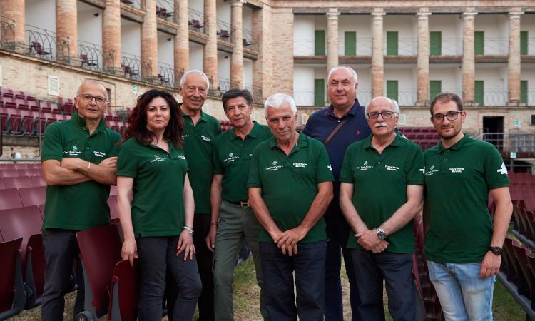La Croce Verde di Macerata al fianco dello Sferisterio