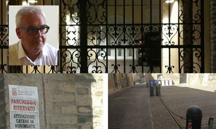 Macerata, il dubbio di un lettore: "Il sindaco può parcheggiare dove vuole?" (FOTO)