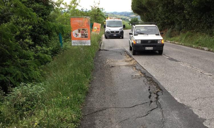 Approvato il progetto per il risanamento del dissesto stradale di Monte San Giusto