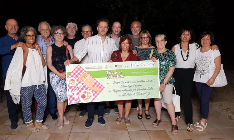 Pic nic solidale a Tolentino: donazione per l'Ospedale Salesi di Ancona Pic nic solidale a Tolentino: donazione per l'Ospedale Salesi di Ancona