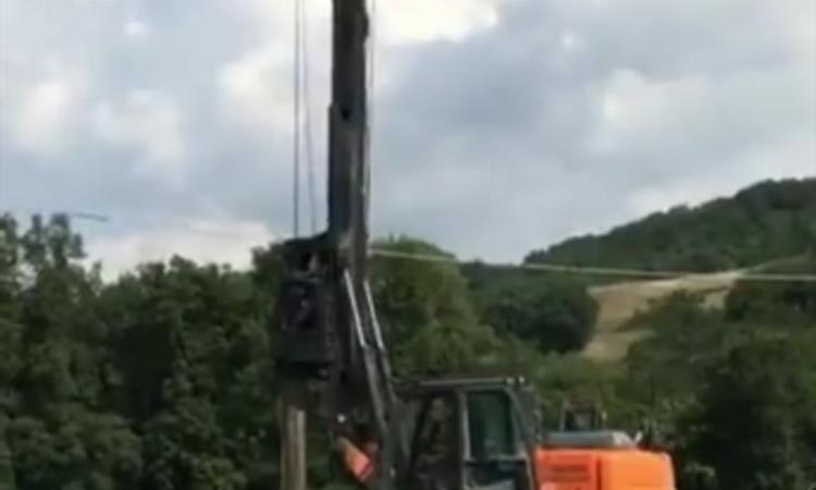 San Ginesio, trivella in azione. Archeri: "È stato presentato un progetto per trattamento rifiuti?"