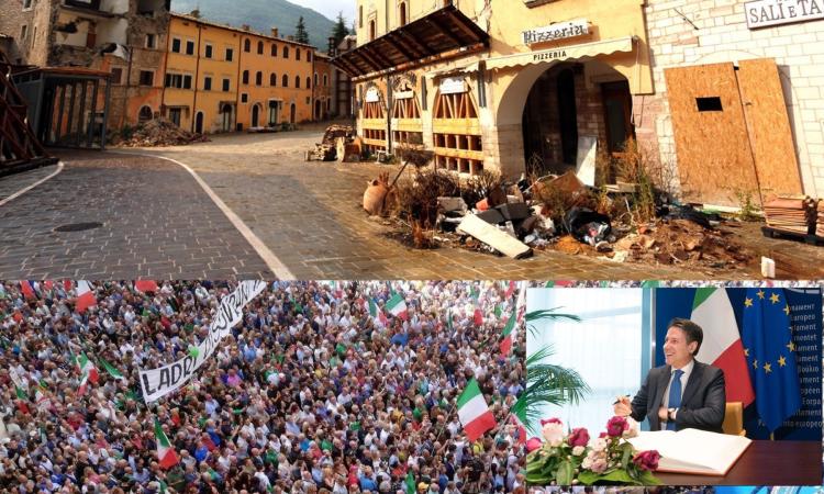 Conte chiede la fiducia con un discorso di un'ora e 33 minuti. Ne dedica due ai terremotati: "Sarà la mia prima uscita" (Auguri...) Conte chiede la fiducia con un discorso di un'ora e 33 minuti. Ne dedica due ai terremotati: "Sarà la mia prima uscita" (Auguri...)