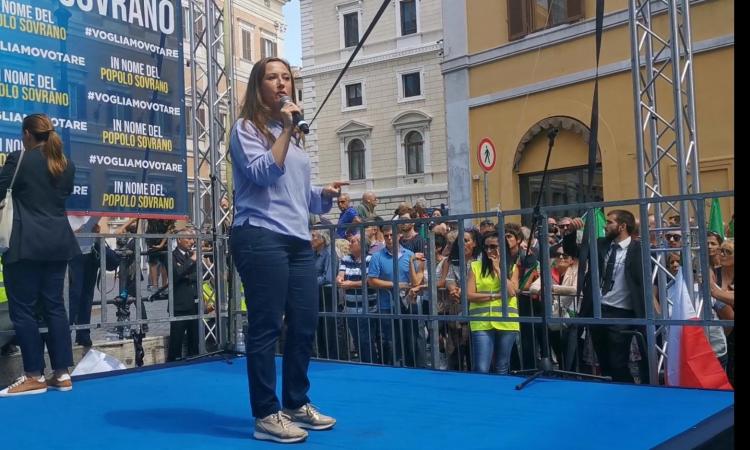Manifestazione contro il Governo giallorosso, Leonardi: "Promesse non mantenute per i terremotati" Manifestazione contro il Governo giallorosso, Leonardi: "Promesse non mantenute per i terremotati"