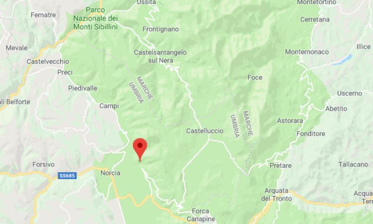 Scossa di 3.3 a Norcia: avvertita anche nel Maceratese Scossa di 3.3 a Norcia: avvertita anche nel Maceratese