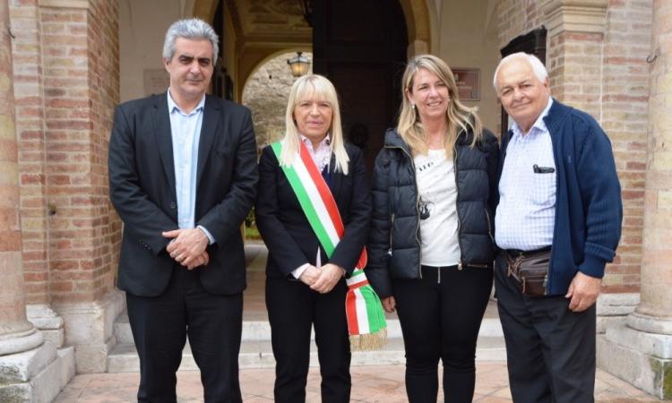 San Severino, Novello Bartolacci, emigrato settant'anni fa in Argentina, fa visita al sindaco Piermattei (FOTO)