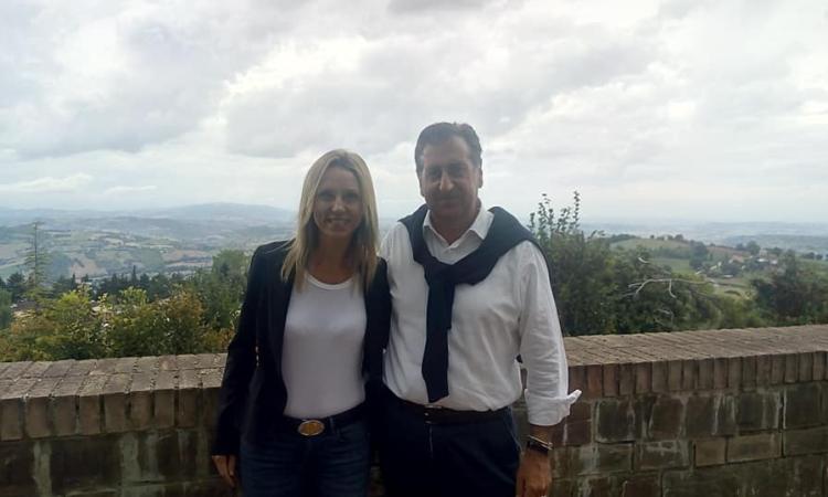 Valentina Vezzali a San Ginesio per le riprese televisive de "Il Borgo dei Borghi" (FOTO) Valentina Vezzali a San Ginesio per le riprese televisive de "Il Borgo dei Borghi" (FOTO)