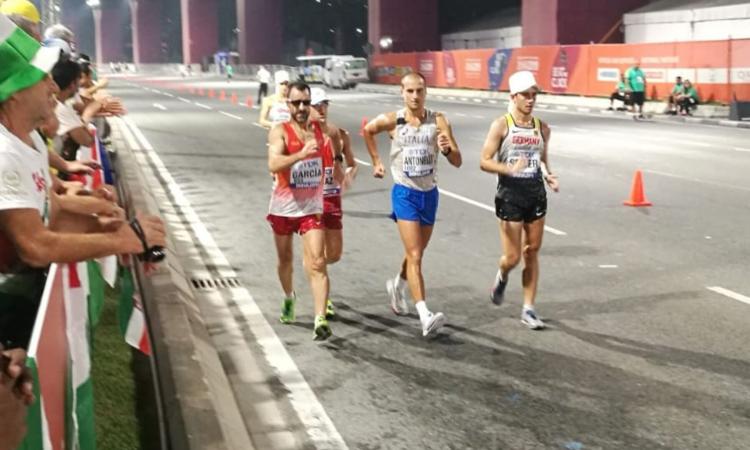 Grande prova di Michele Antonelli ai Mondiali di atletica: è 16° nella 50 km di marcia