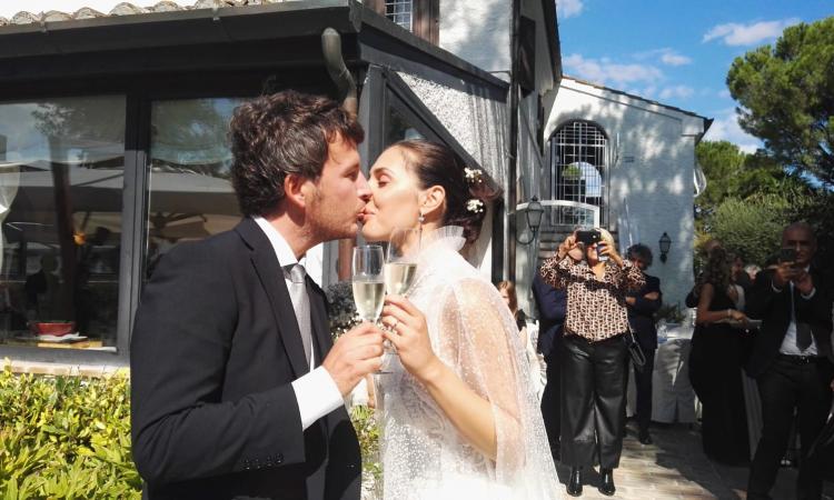 Potenza Picena, Diego Fusaro e Aurora Pepa sposi (FOTO)