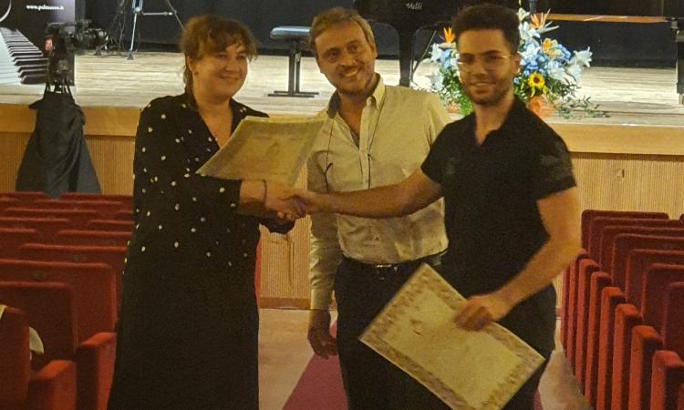 Concorso pianistico "La Palma d'Oro": due talenti della nostra provincia in evidenza Concorso pianistico "La Palma d'Oro": due talenti della nostra provincia in evidenza