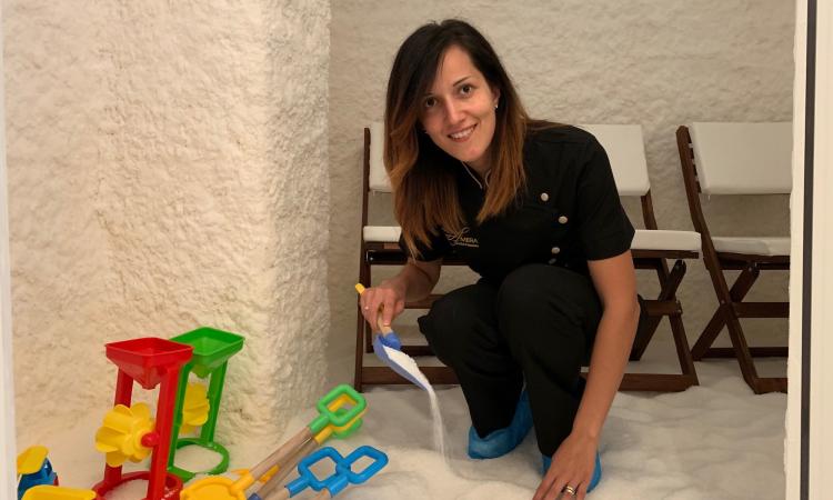 Ambra Bacciani porta la terapia del Sale a Tolentino Ambra Bacciani porta la terapia del Sale a Tolentino