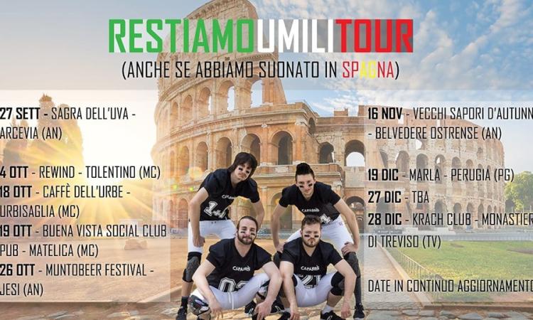 "Restiamo Umili": la band marchigiana Capabrò lancia il nuovo tour nazionale "Restiamo Umili": la band marchigiana Capabrò lancia il nuovo tour nazionale