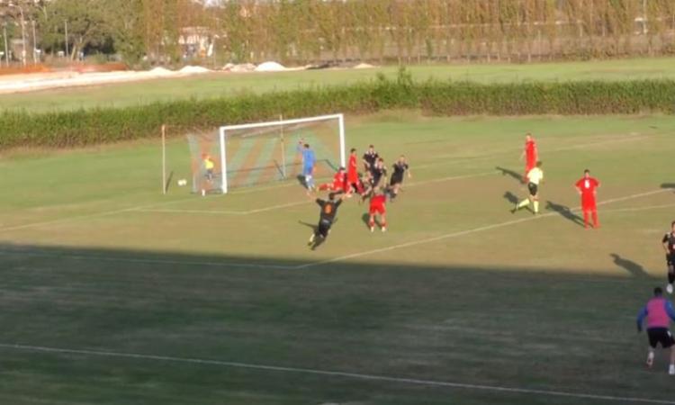 L'esordiente Ismaili regala il pareggio al Portorecanati contro l'Atletico Ascoli (VIDEO)