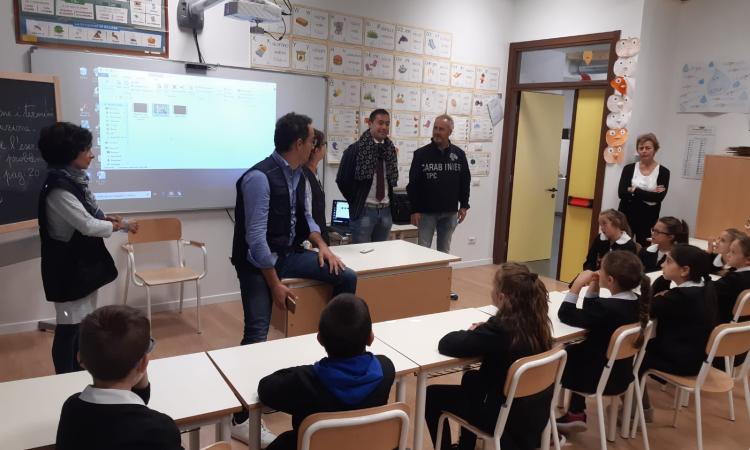 I piccoli studenti di Pieve Torina a lezione di solidarietà e volontariato