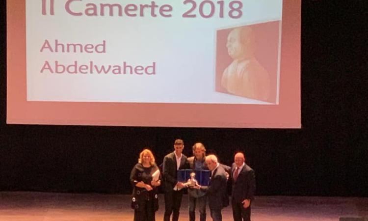 Il campione Ahmed Abdelwahed il “Camerte dell’anno” Il campione Ahmed Abdelwahed il “Camerte dell’anno”