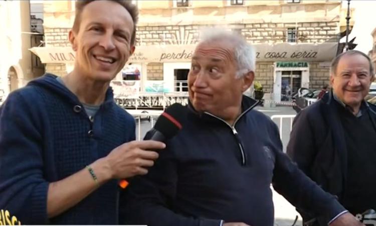Cristiano Militello a Tolentino per "Striscia lo Striscione" (VIDEO)