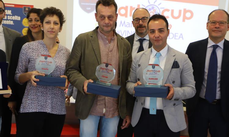 Unicam, premiati i vincitori di Start Cup Marche 2019 Unicam, premiati i vincitori di Start Cup Marche 2019