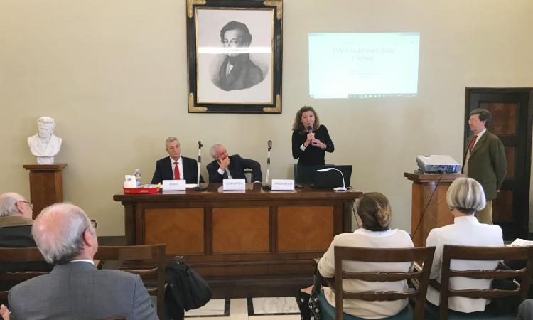 Recanati, aperti i lavori della due giorni di studi su "L'infinito" Recanati, aperti i lavori della due giorni di studi su "L'infinito"