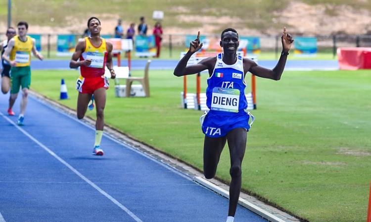 Montecassiano, Ndiaga Dieng Campione del Mondo negli 800 e nei 1500 metri