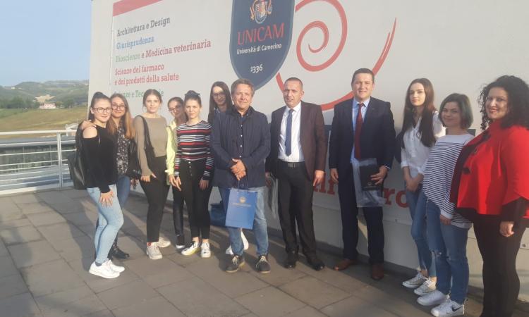 Una delegazione del Kosovo in visita all'Università di Camerino