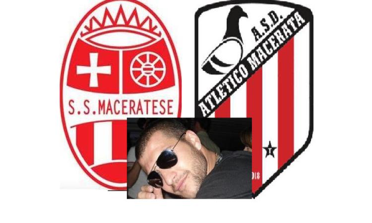 Cordoglio dello sport cittadino: rinviata la partita dell'Atletico Macerata. Maceratese in campo con il lutto al braccio