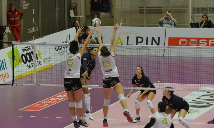 La capolista Trento non fa sconti alla Roana: arriva la seconda sconfitta in fila