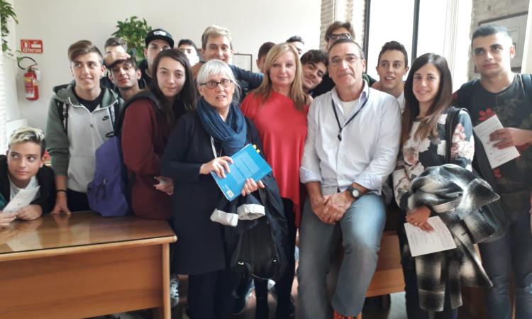 Studenti dell'Ipsia "Gilberto Ercoli" in visita all'Archivio di Stato di Camerino