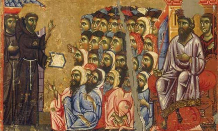 "Francesco e il sultano": taglio del nastro per la mostra a San Severino "Francesco e il sultano": taglio del nastro per la mostra a San Severino
