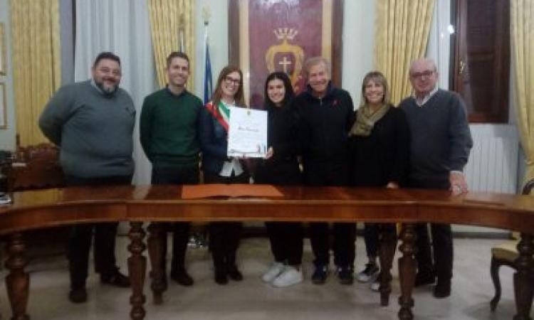 La portopotentina Gaia Riccobelli al Master Junior Next Gen di Milano La portopotentina Gaia Riccobelli al Master Junior Next Gen di Milano