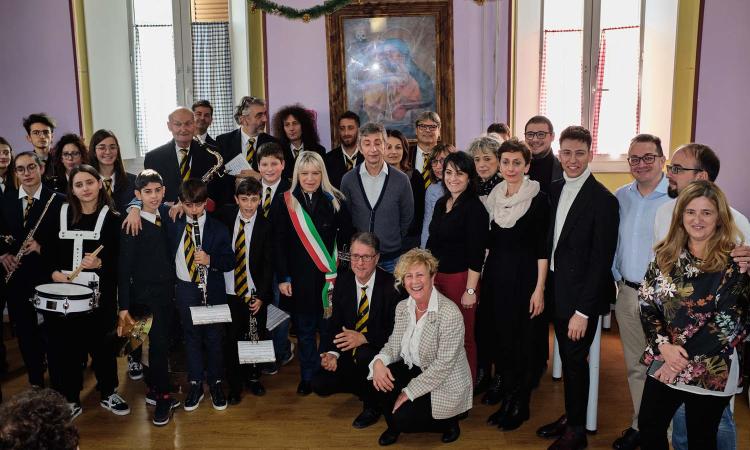 San Severino, esibizione della Banda per gli ospiti della casa di riposo San Severino, esibizione della Banda per gli ospiti della casa di riposo