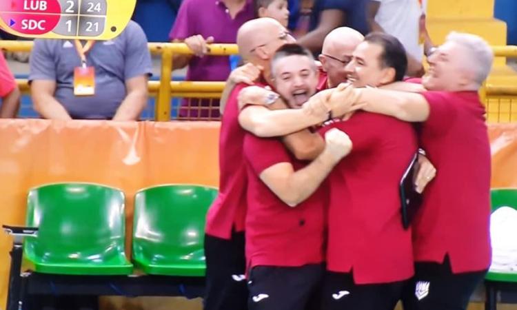 Triplete della Lube, De Giorgi: "Sono felicissimo". Per Juantorena è il quinto Mondiale