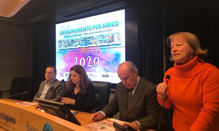 Civitanova, un calendario per ricordare che abbattere le barriere si può con il progetto "Monumento per amico" Civitanova, un calendario per ricordare che abbattere le barriere si può con il progetto "Monumento per amico"