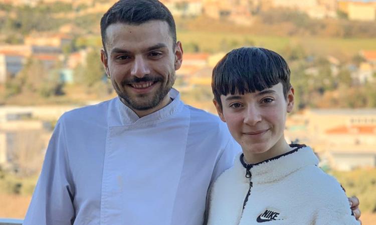 Civitanova, la stella di X Factor Sofia Tornambene a pranzo dallo chef Simone Scipioni