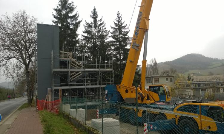 Muccia, ricostruzione post-sisma: prossima apertura della sopraelevata pedonale Muccia, ricostruzione post-sisma: prossima apertura della sopraelevata pedonale