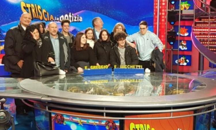 Tolentino, gli studenti del "Filelfo" in visita agli studi Mediaset grazie al Rotary